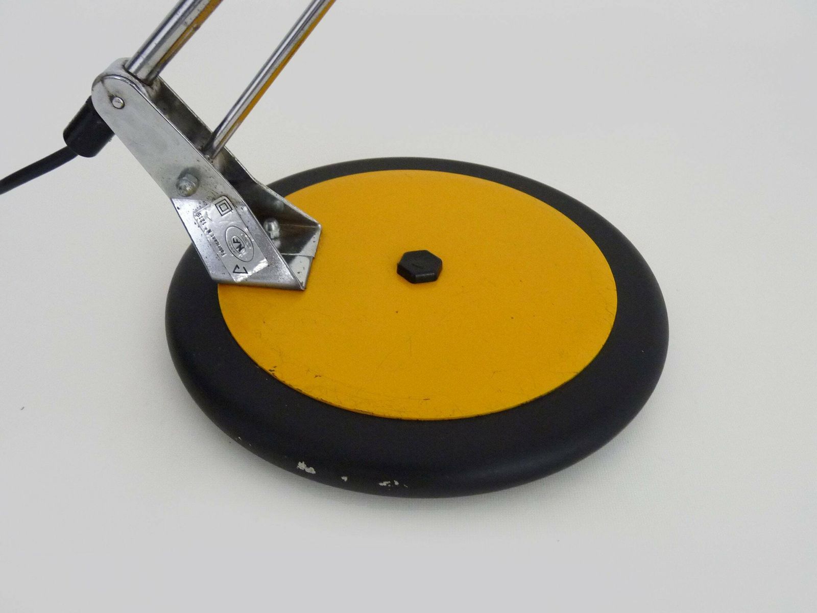 photo furniture Aluminor Yellow Metal Articulated Lamp, 1970s