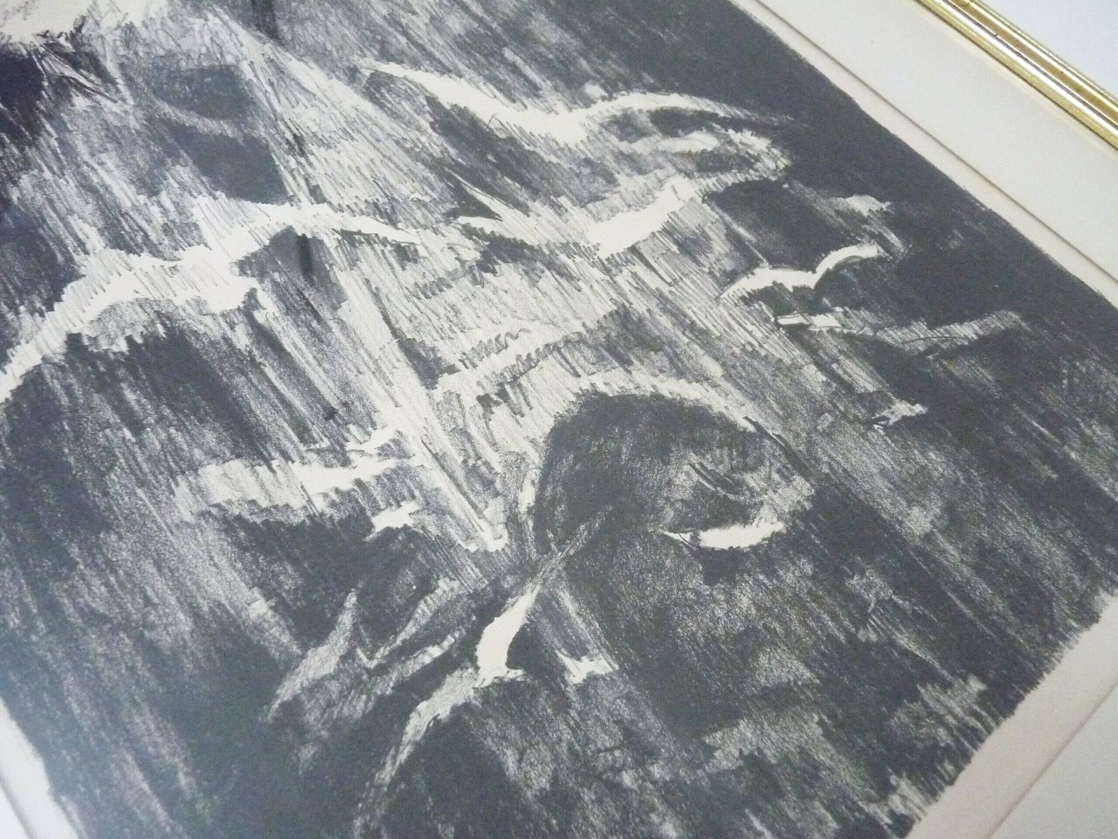 Lithographie originale par Jean Bréant, Cathédrale de Rouen, signée et numérotée 198/200. 1922 1984 photo buy