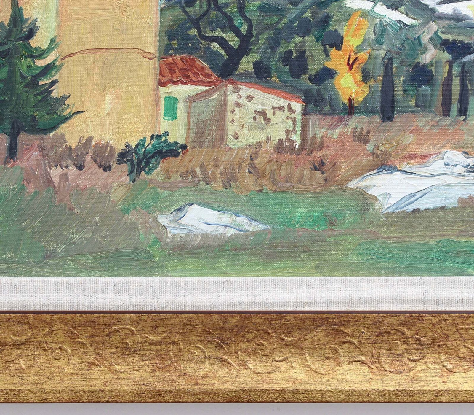 photo for sale 'Mont Sainte Victoire' By Yves Brayer (Circa 1960s)