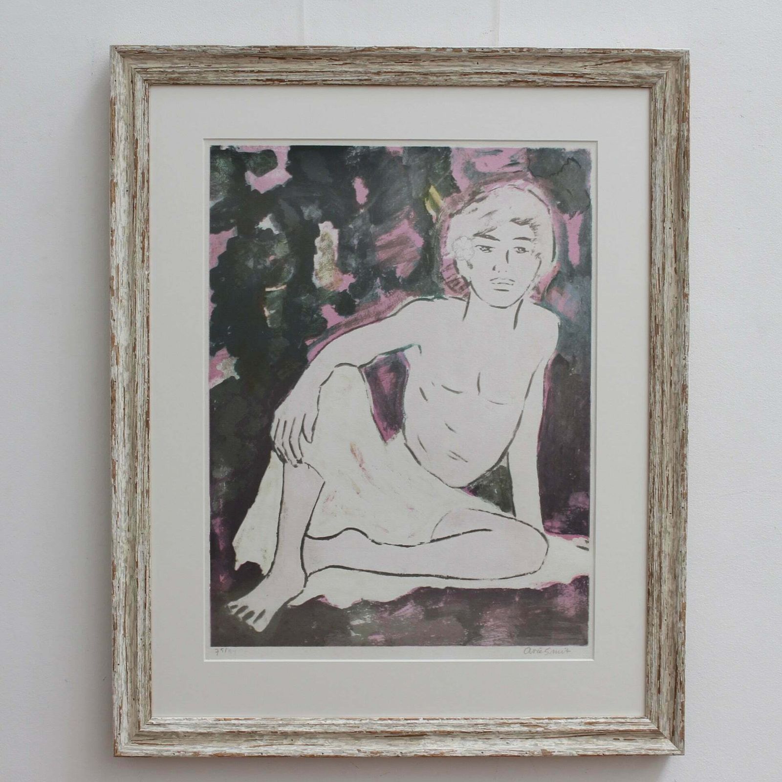'Balinese Boy' By Arie Smit   Original Signed Lithograph (Circa 1980s) 75/99