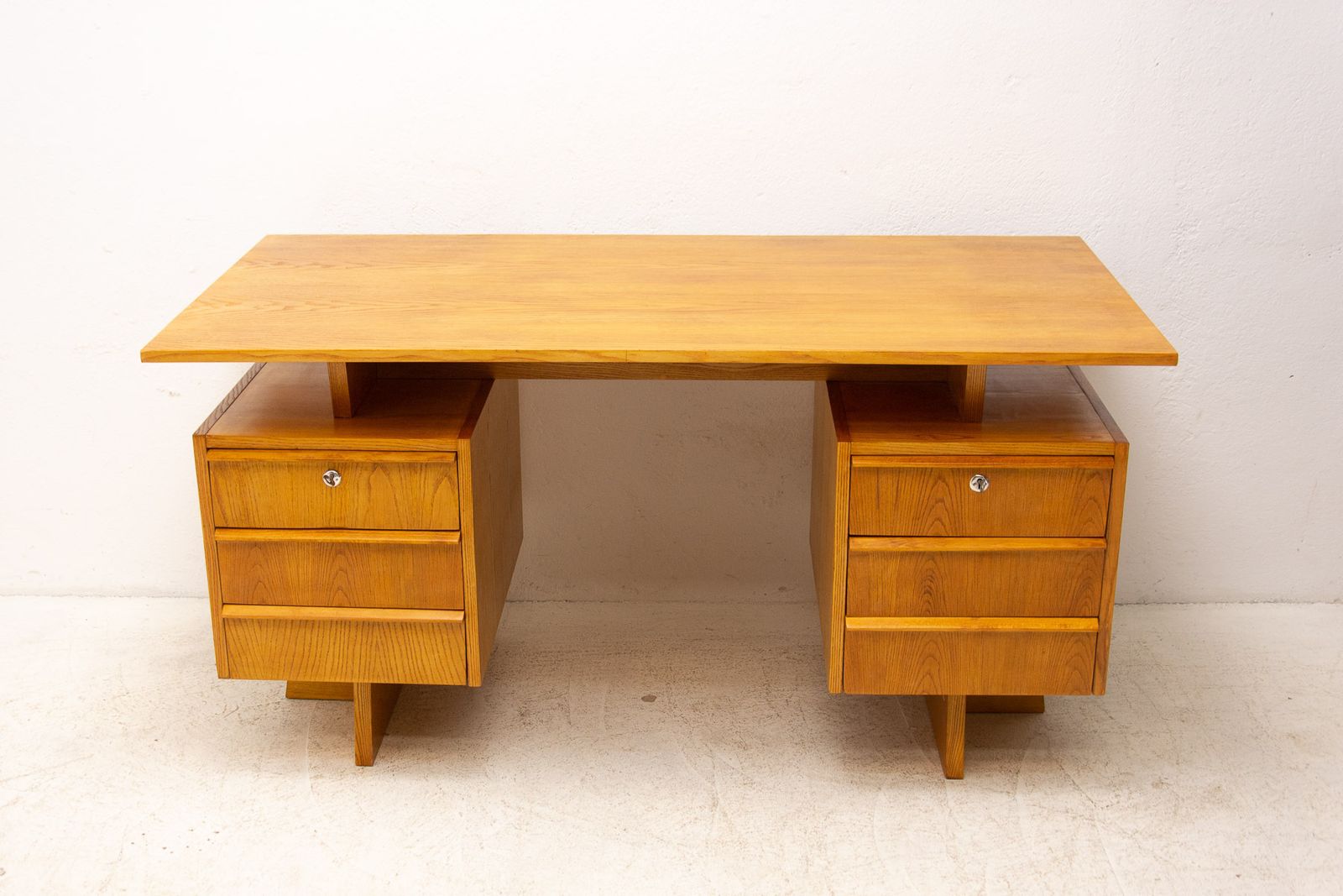 Mid Century Beechwood Writing Desk, 1970´S, Czechoslovakia photo 1185.0