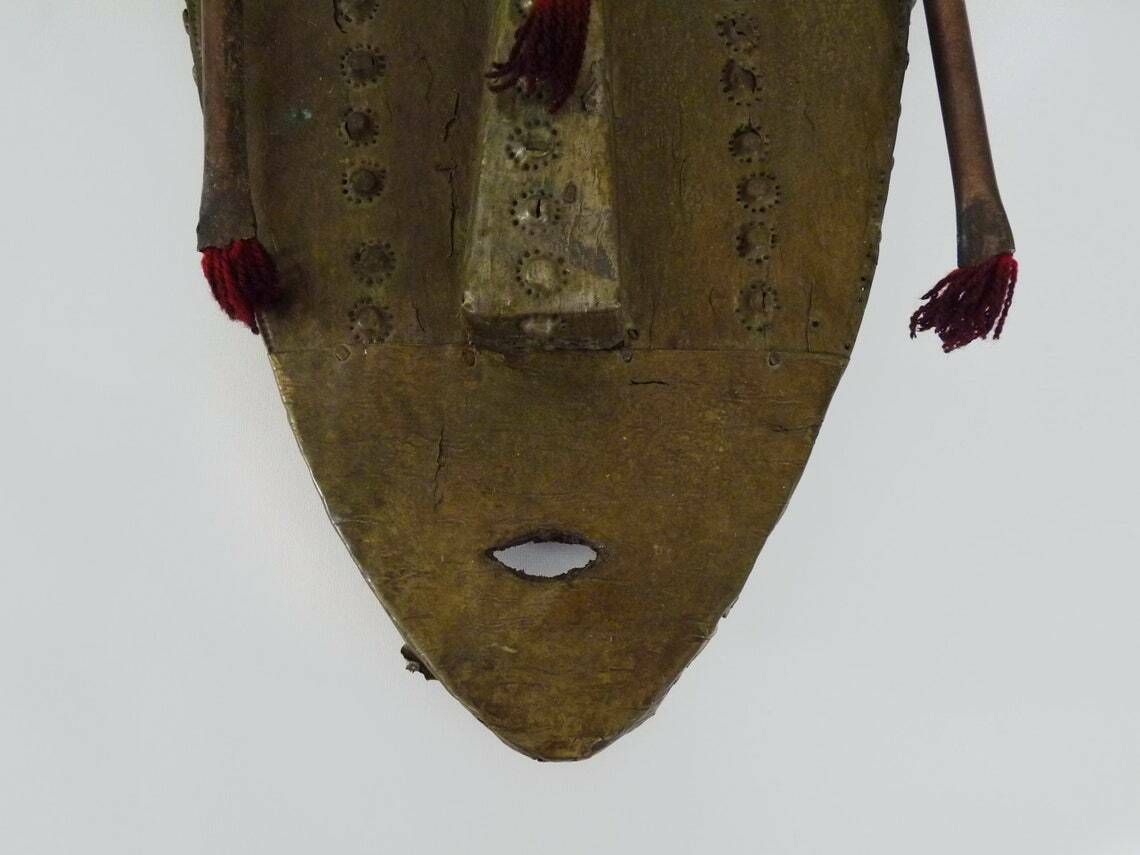 Masque rituel ancien Bambara Marka Sarakole du Mali, art tribal africain photo Art