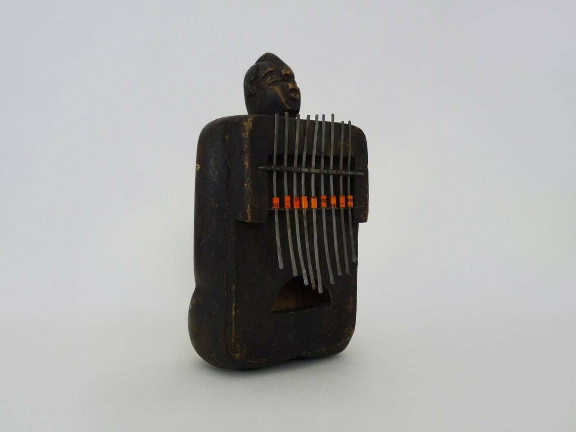 Superb Lamellophone Luba Piano Sanza African Tribal