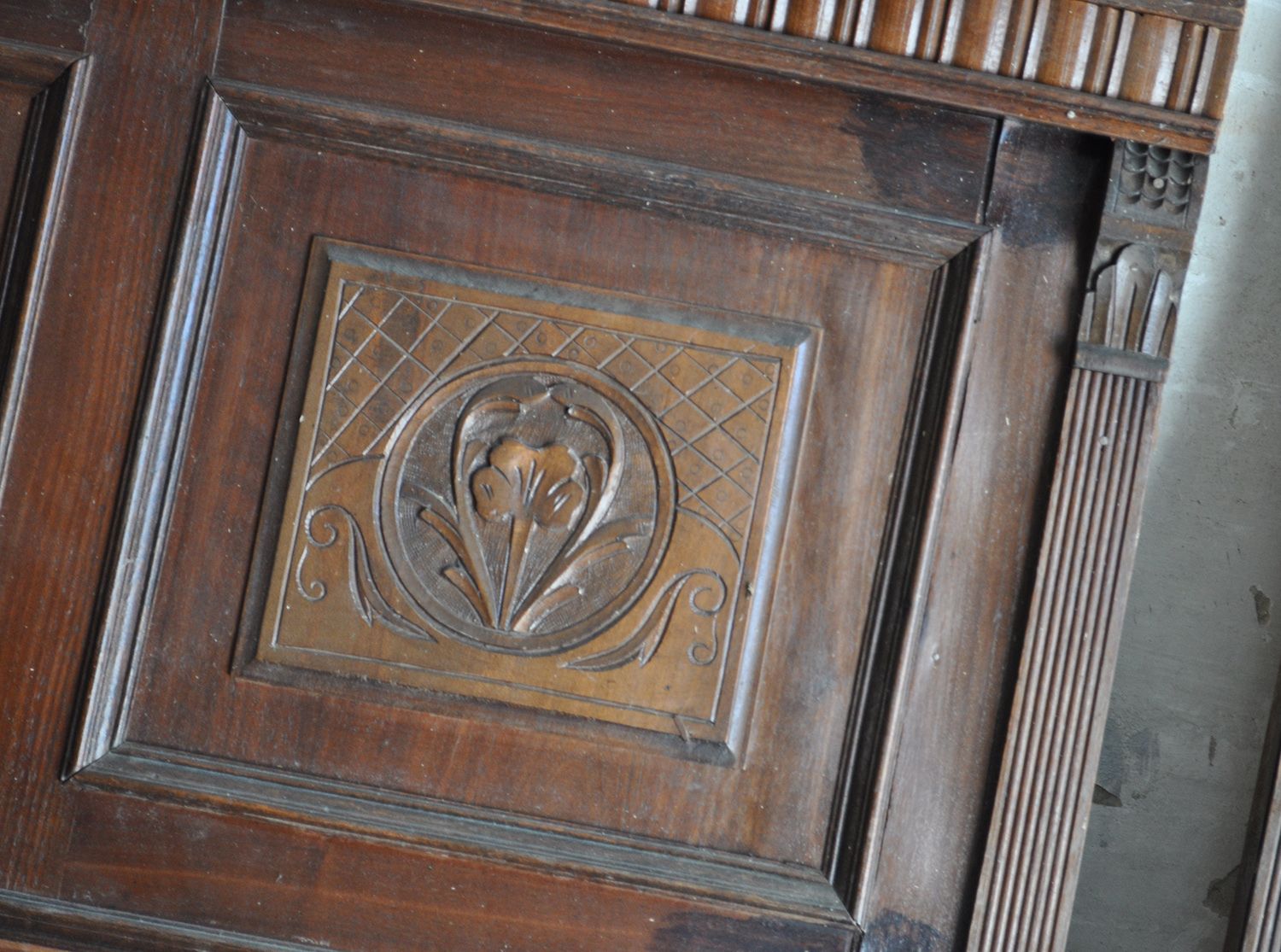 Pair Of Old German Headboard photo for sale
