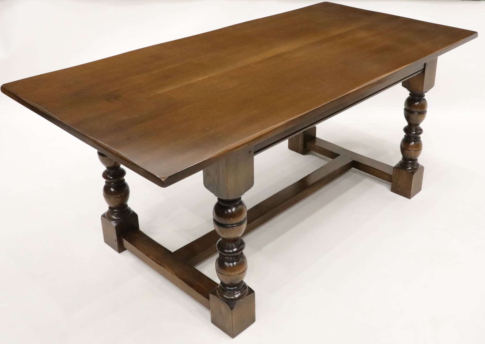 Reproduction Large Solid Oak Dining Table 6ft X 3ft Reprodux Free Uk Delivery photo buy