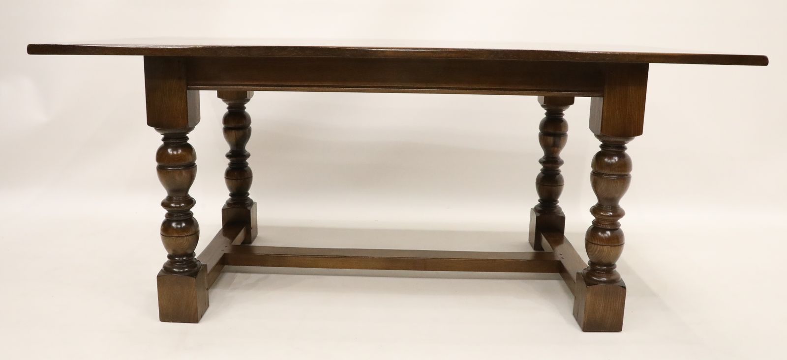Furniture Reproduction Large Solid Oak Dining Table 6ft X 3ft Reprodux Free Uk Delivery photo