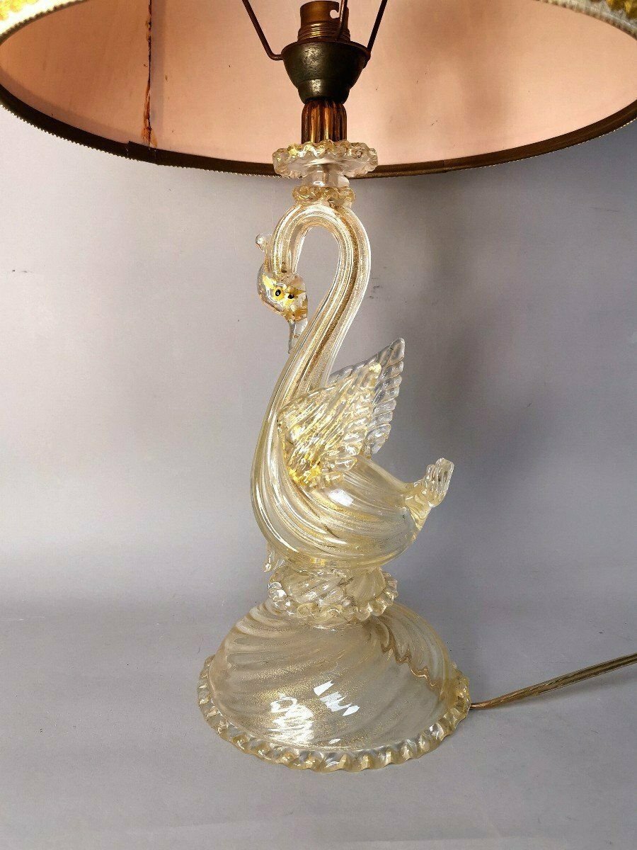 Lampe en verre de Murano, début du XXe siècle photo Luminaires