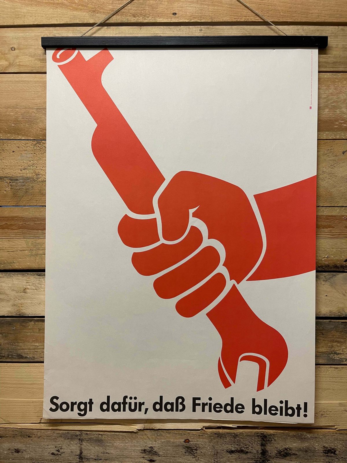 Ultra Rare 1982 Ddr Propaganda Poster By Hans Dieter Gumm photo furniture