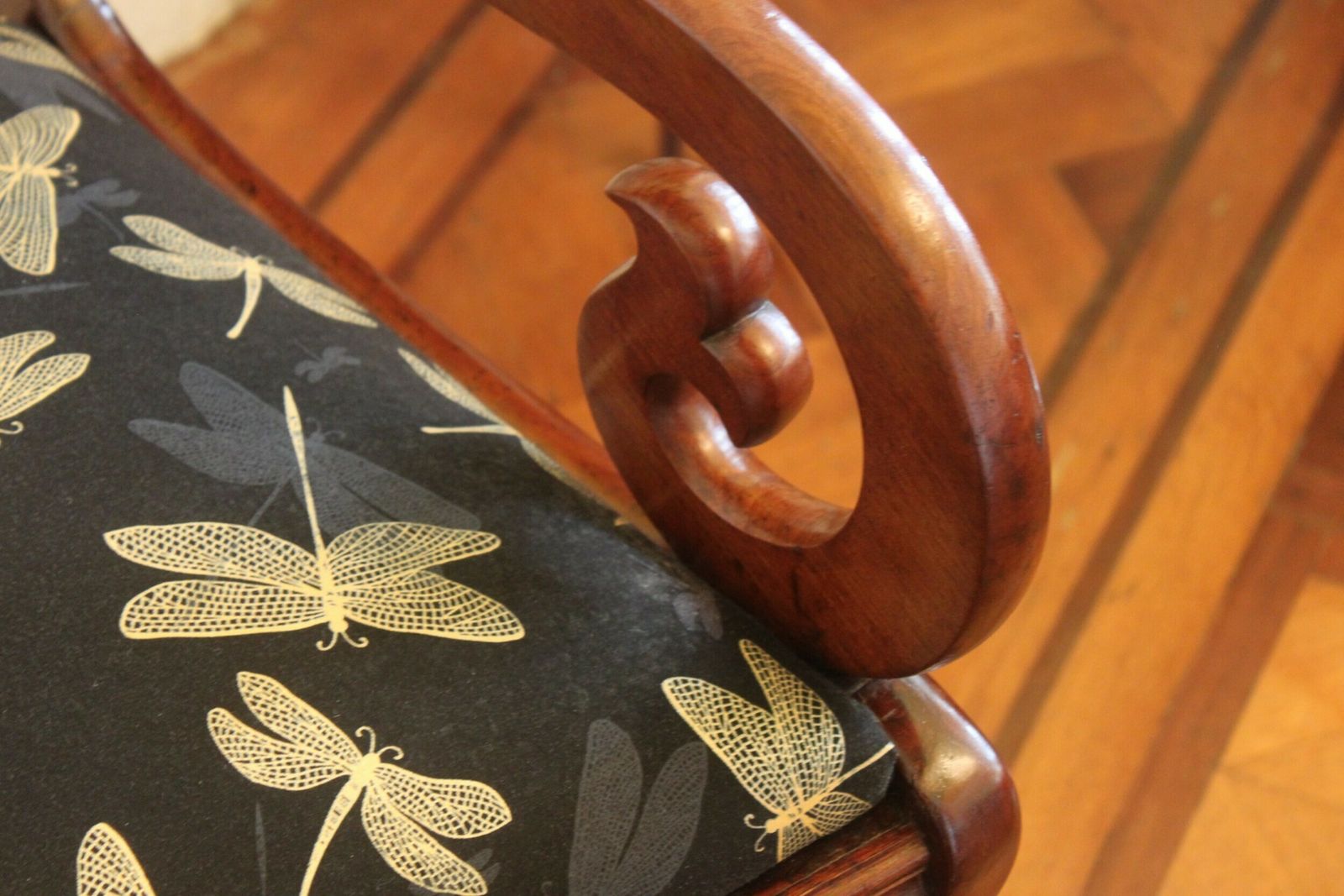 Regency Period Mahogany Sabre Leg Armchair photo 696.15