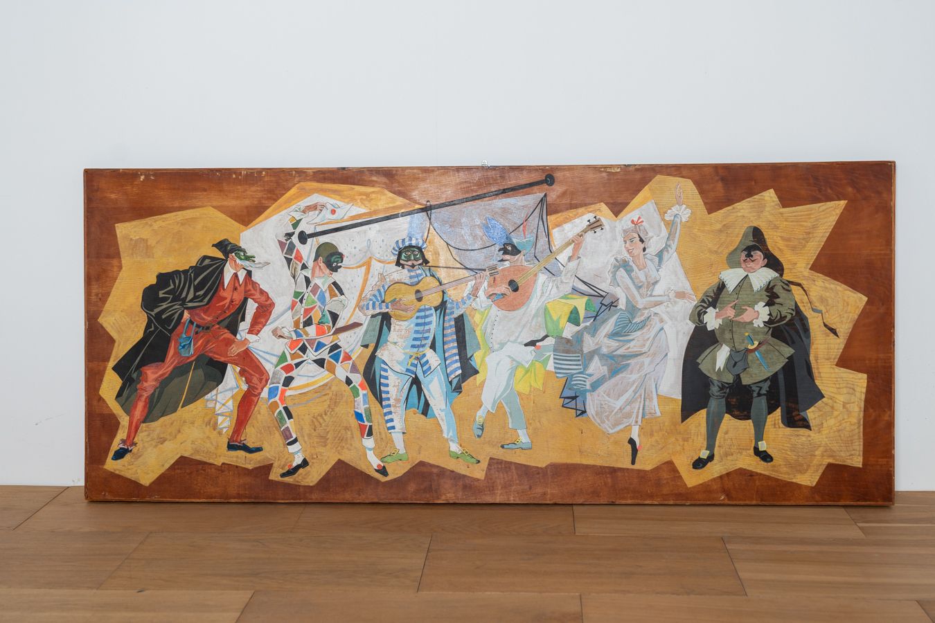 Menossi Painting, Neapolitan Carnival 1970 1980