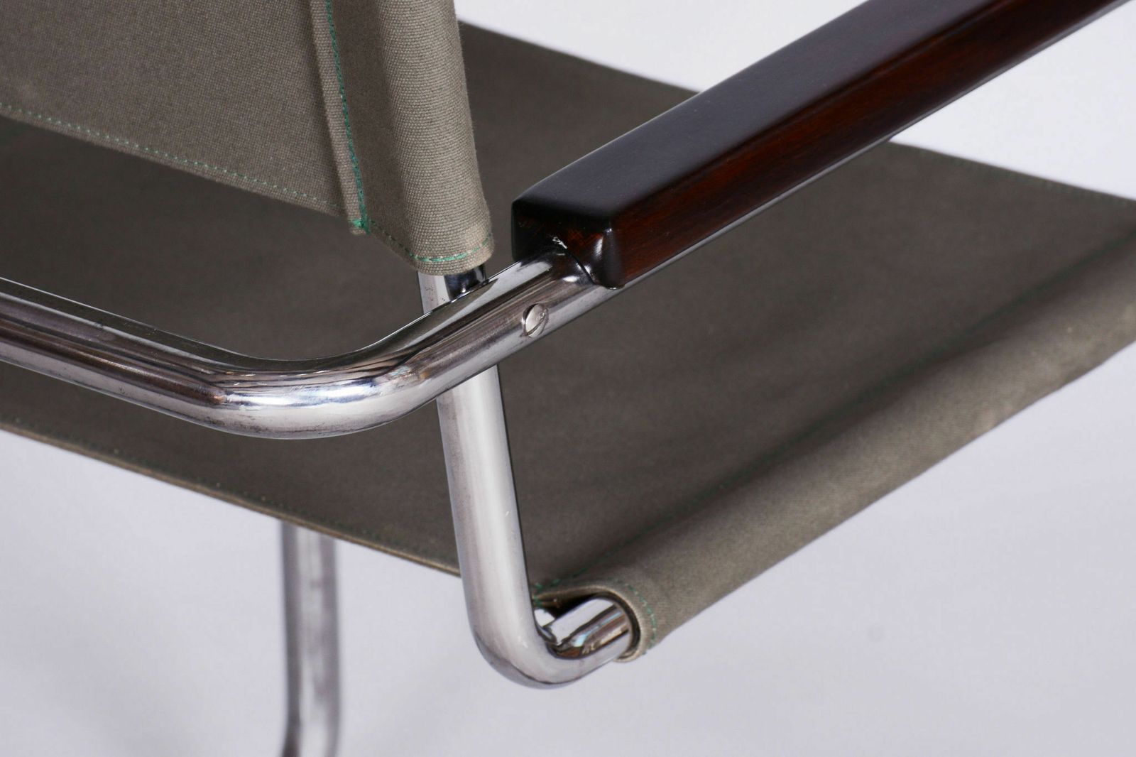 Restored Bauhaus Armchair, Thonet, Marcel Breuer, Czechia, 1930s photo furniture