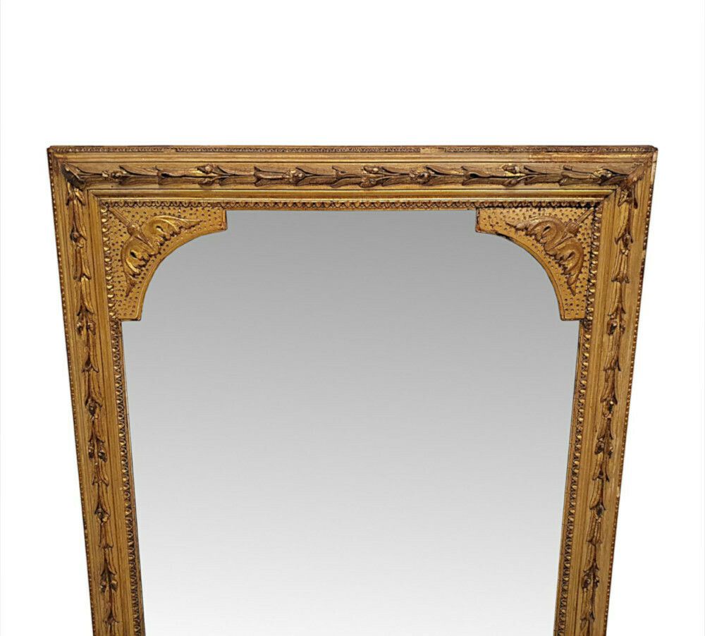 A Fabulous 19th Century Giltwood Pier Or Dressing Mirror photo furniture