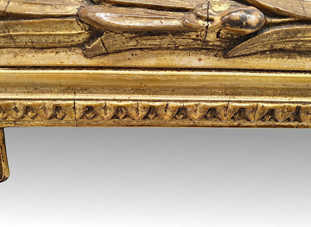 A Fabulous 19th Century Giltwood Pier Or Dressing Mirror photo for sale