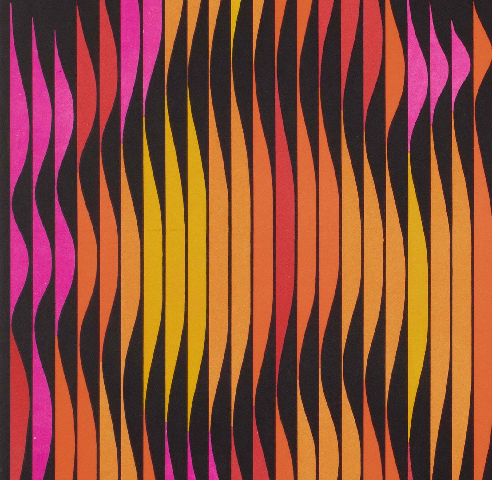 Warsaw Autumn 1970 Polish B1 Music Festival Poster, Hubert Hilscher photo 375.0