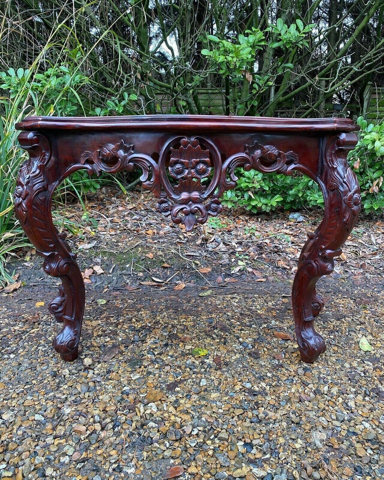 Vintage French Rococo Italian Washstand Hall Dressing Console Table photo 895.0