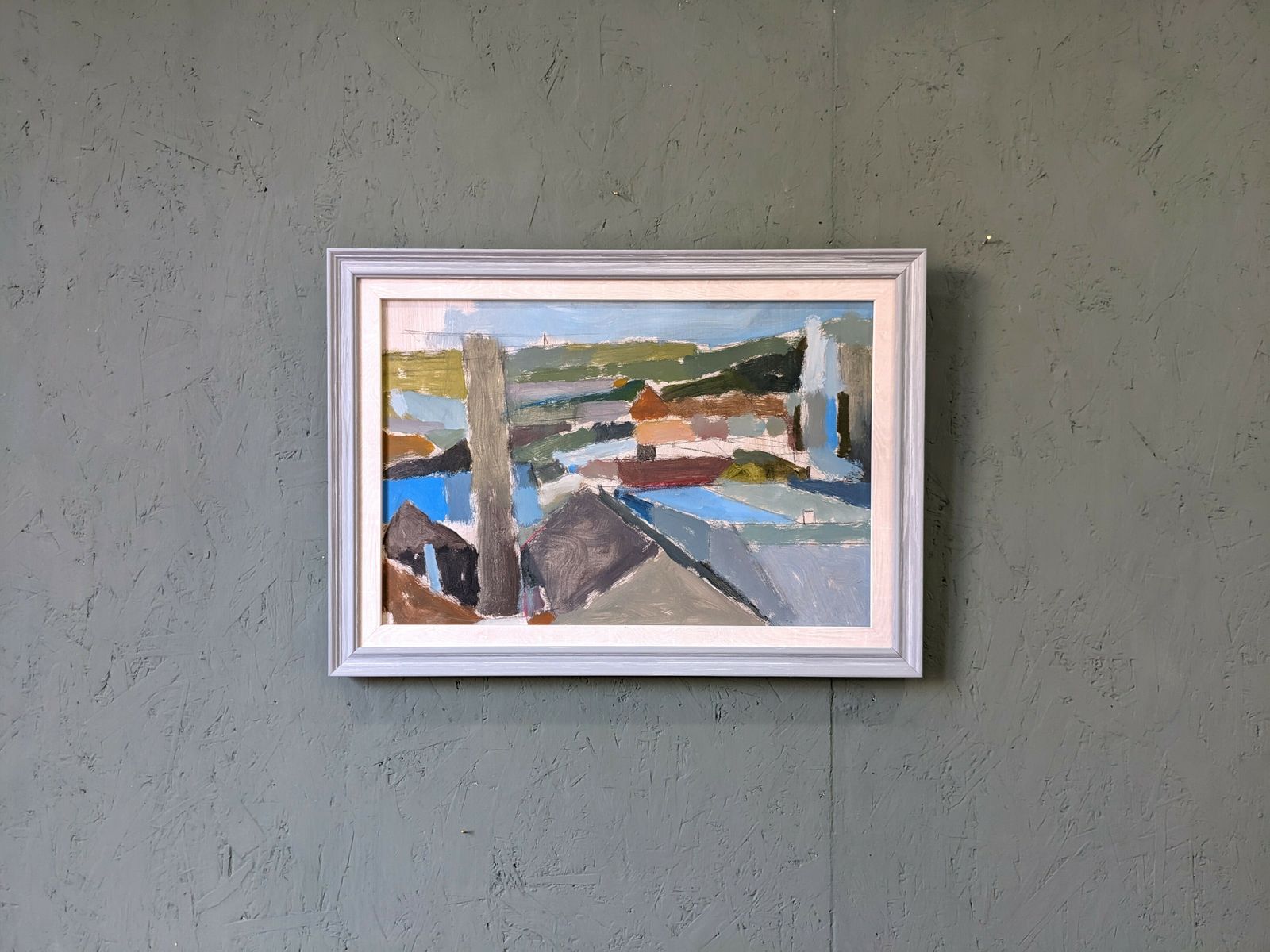 British Contemporary Framed Oil Painting, Ian Mood   Urban Landscape photo 627.0