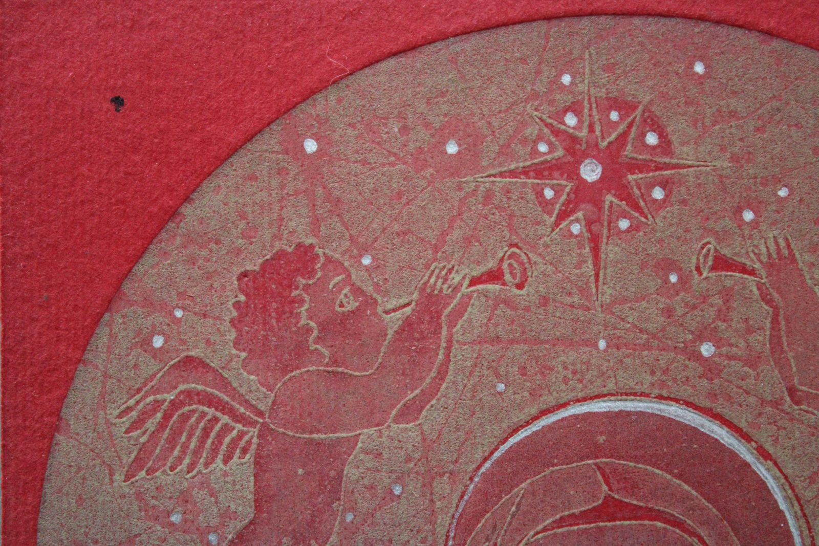 Gunars Krollis Madonna 1997. Paper, Mixed Media Art, 20x12 Cm 1997 photo 159.0
