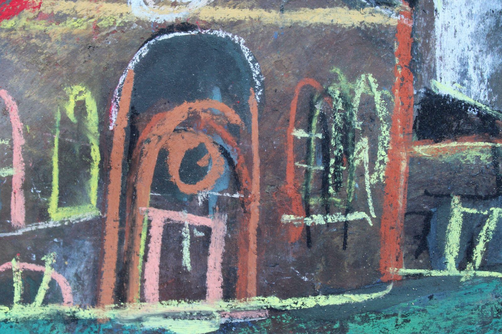 Georgs Barkans Venice At Night 2007. Paper, Pastel, 2007 photo for sale