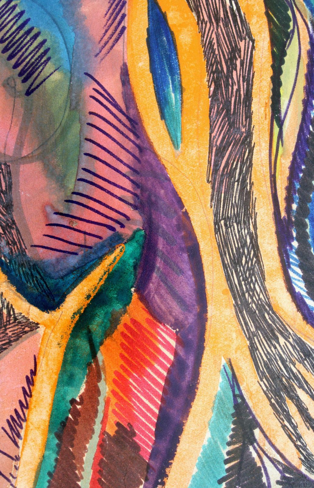 Lidija Auza Act Paper, Mixed Media Art, 29x19 Cm photo 688.0