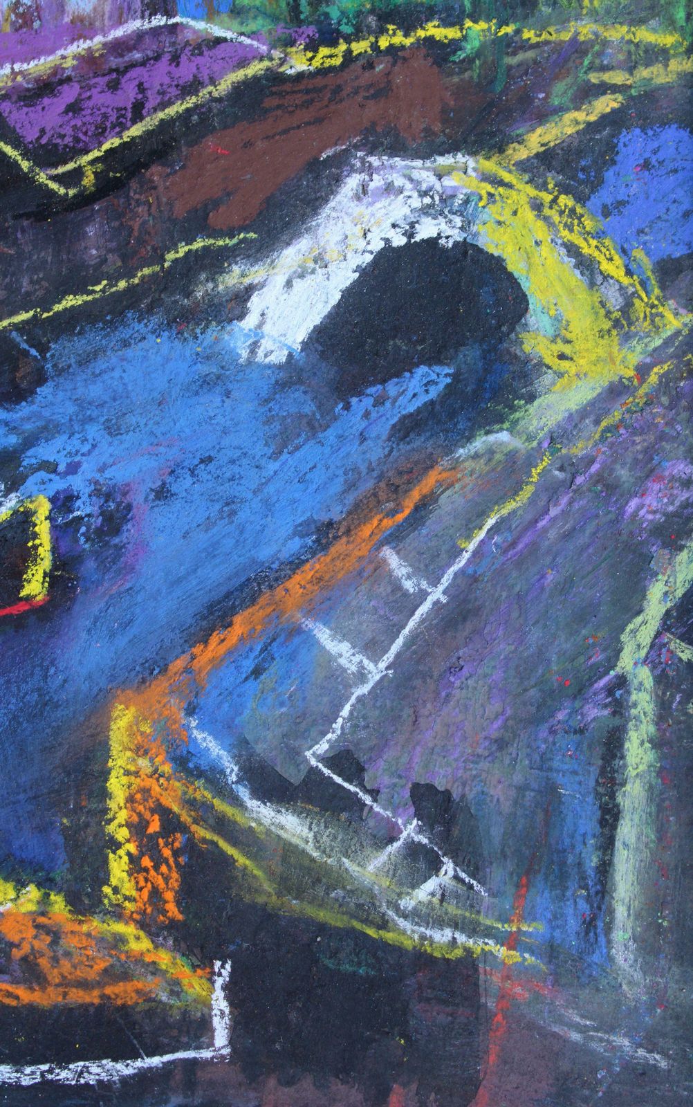 Georgs Barkans Travel Notes 2007. Paper, Pastel, 24x22 Cm photo vinterior