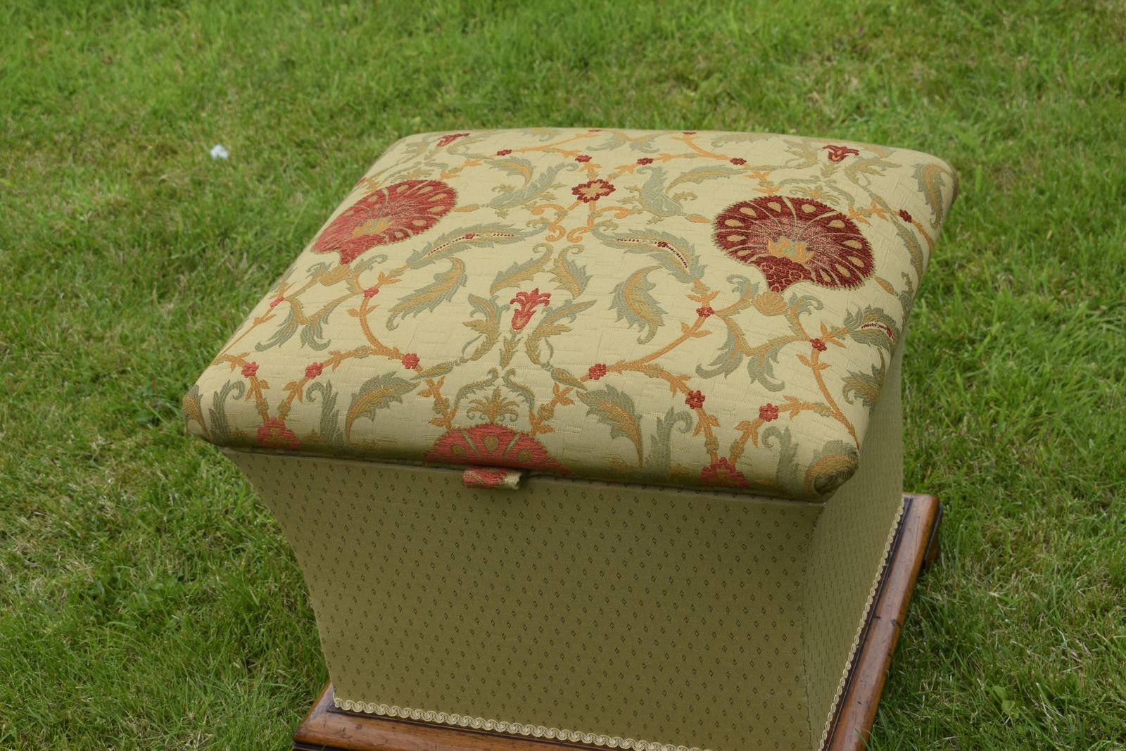 William IV Upholstered Ottoman photo for sale