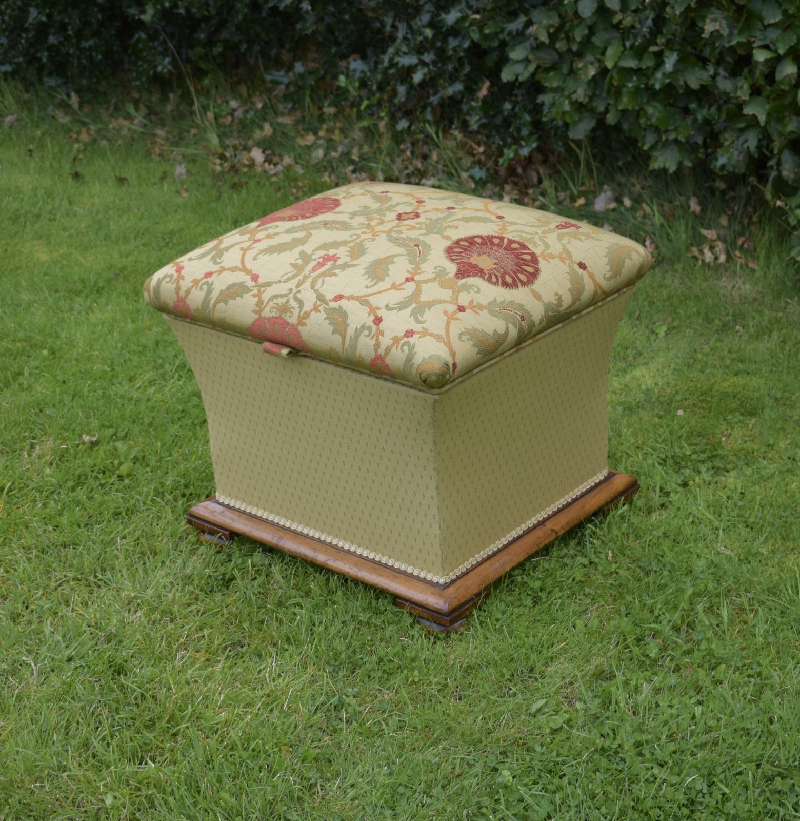 William IV Upholstered Ottoman photo buy