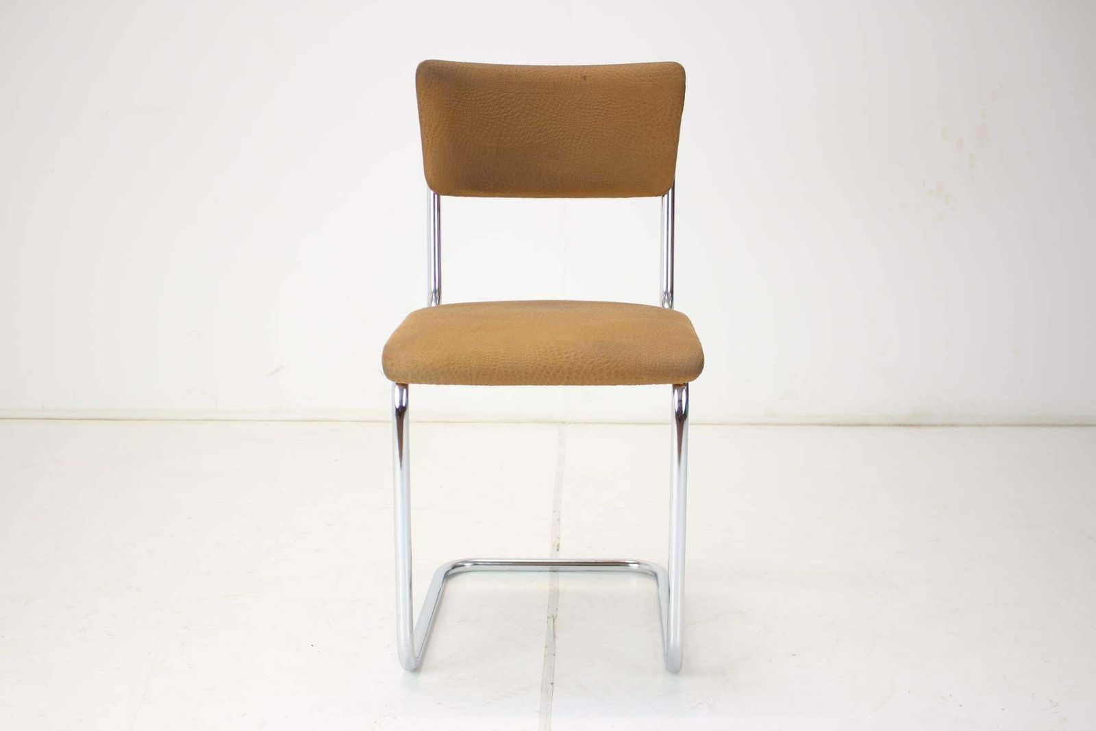 Mid Centrury Chrome Tubular Chair Kovonax Z 303, 1970's photo furniture
