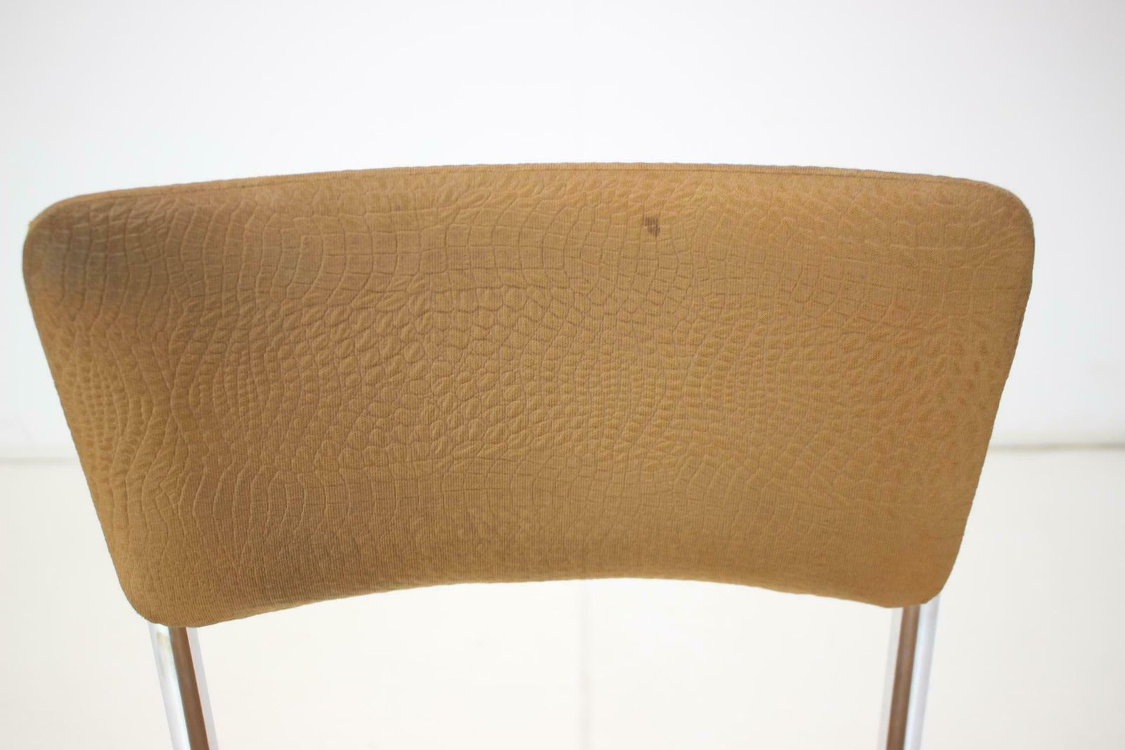 Mid Centrury Chrome Tubular Chair Kovonax Z 303, 1970's photo vintage