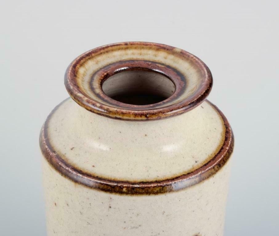 Niels Oluf Thorkelin Eriksen, Denmark. Two Vases With Abstract Motifs, 1970s photo Home Decor
