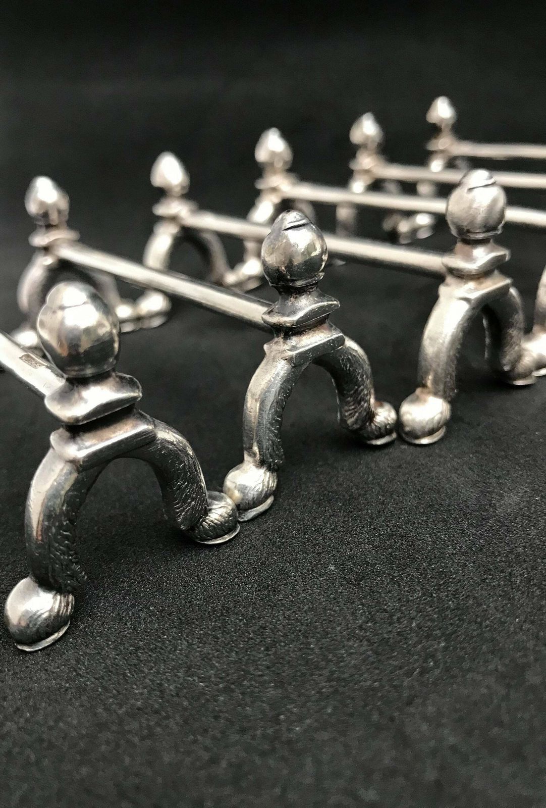photo for sale Knife Rests Art Deco Knife Rest Silver Plated Wiskemann Belgium A Set Of 6 Early 20th Century Bruno Wiskemann Silver Plated Wedding Gift