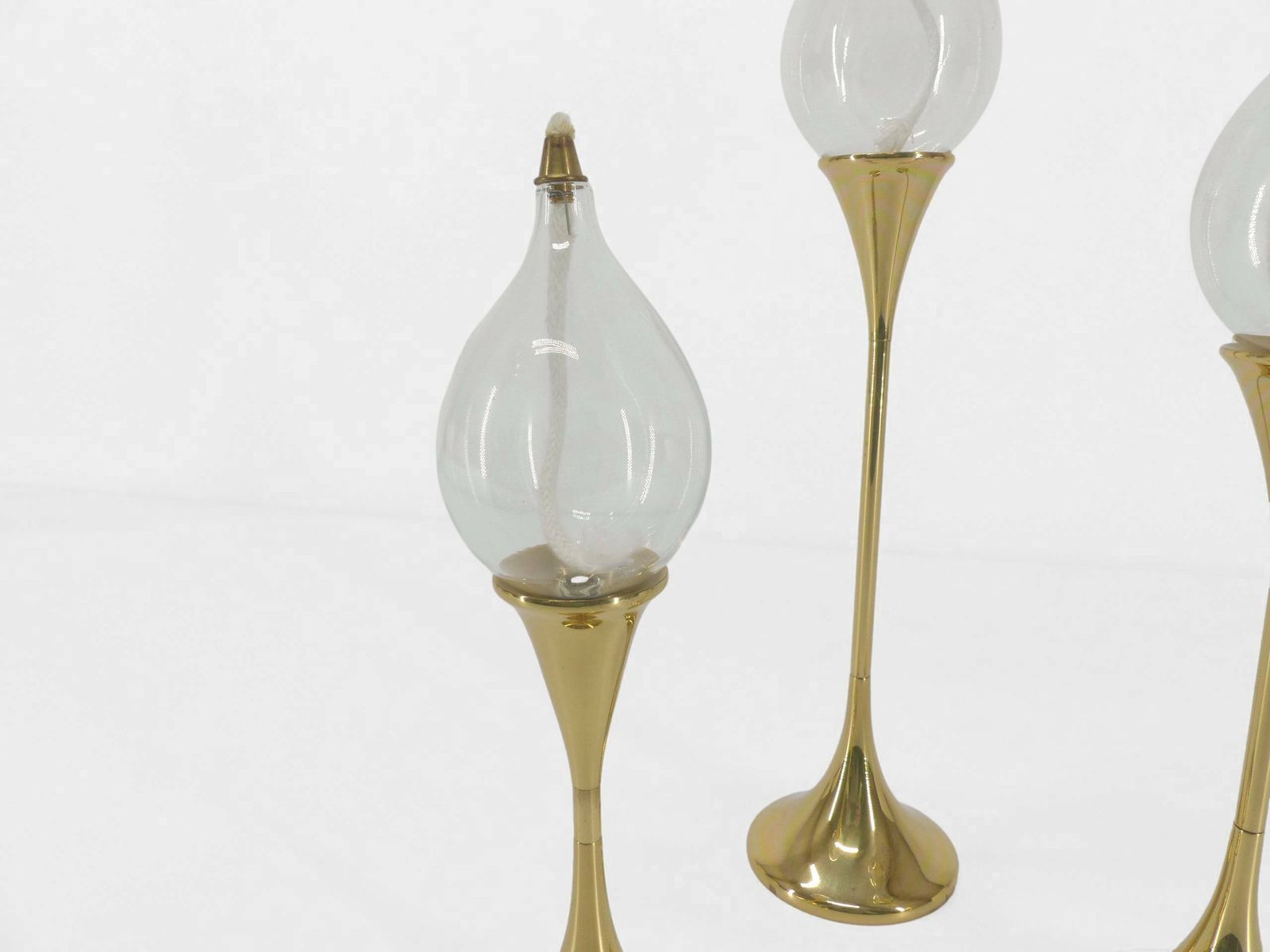 3 Lampes à Huile En Laiton Freddie Andersen 1970   Three Brass Oil Lamps By Freddie Andersen photo furniture