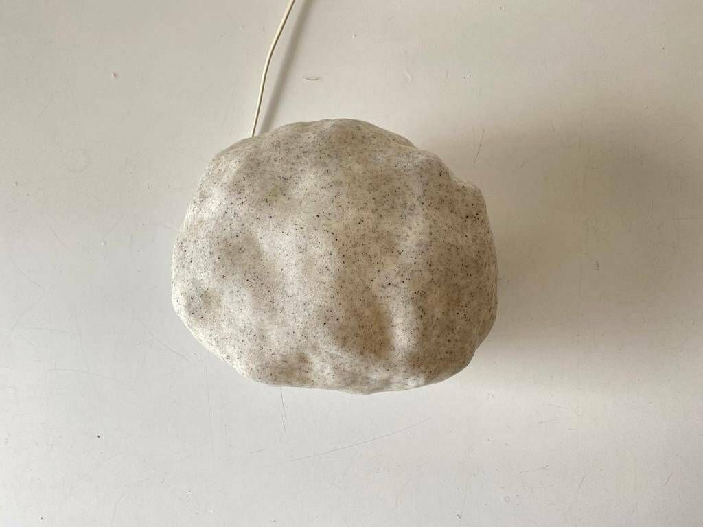 Fiberglass Table Lamps In Stone Form By Heito, 1980s, Germany photo 1062.0