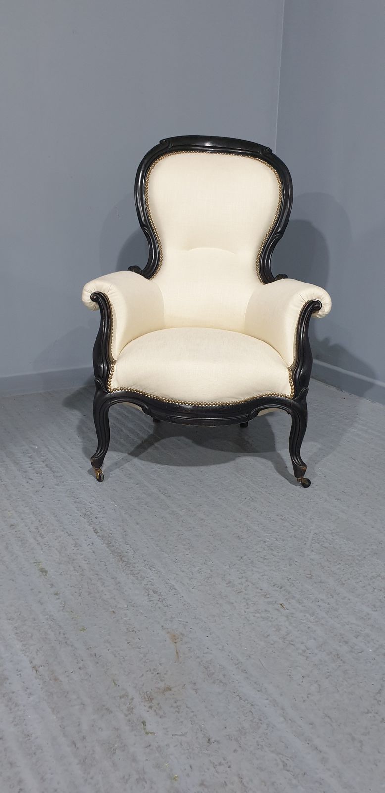 Superb Victorian Ebonsied Armchair photo 795.0