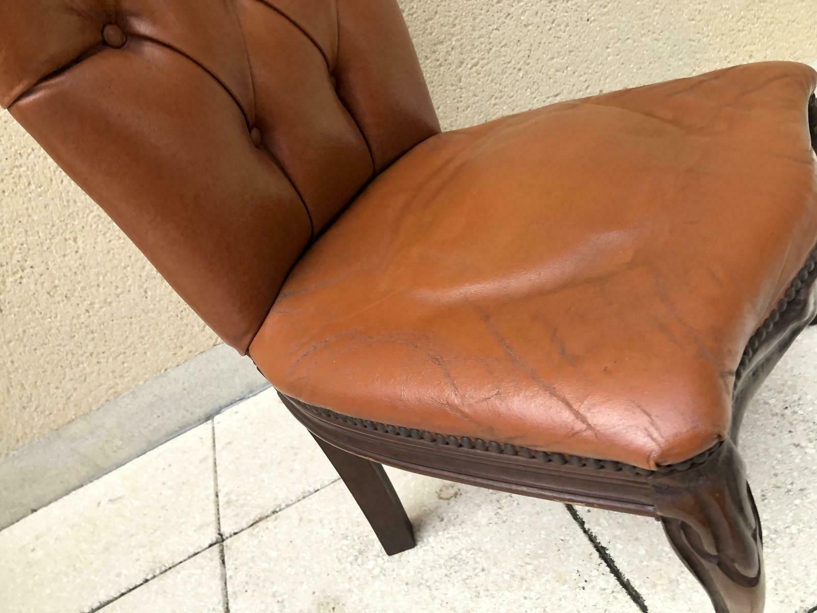 photo buy French Pair Of Low Bedroom Parlour Chairs Occasional Chairs