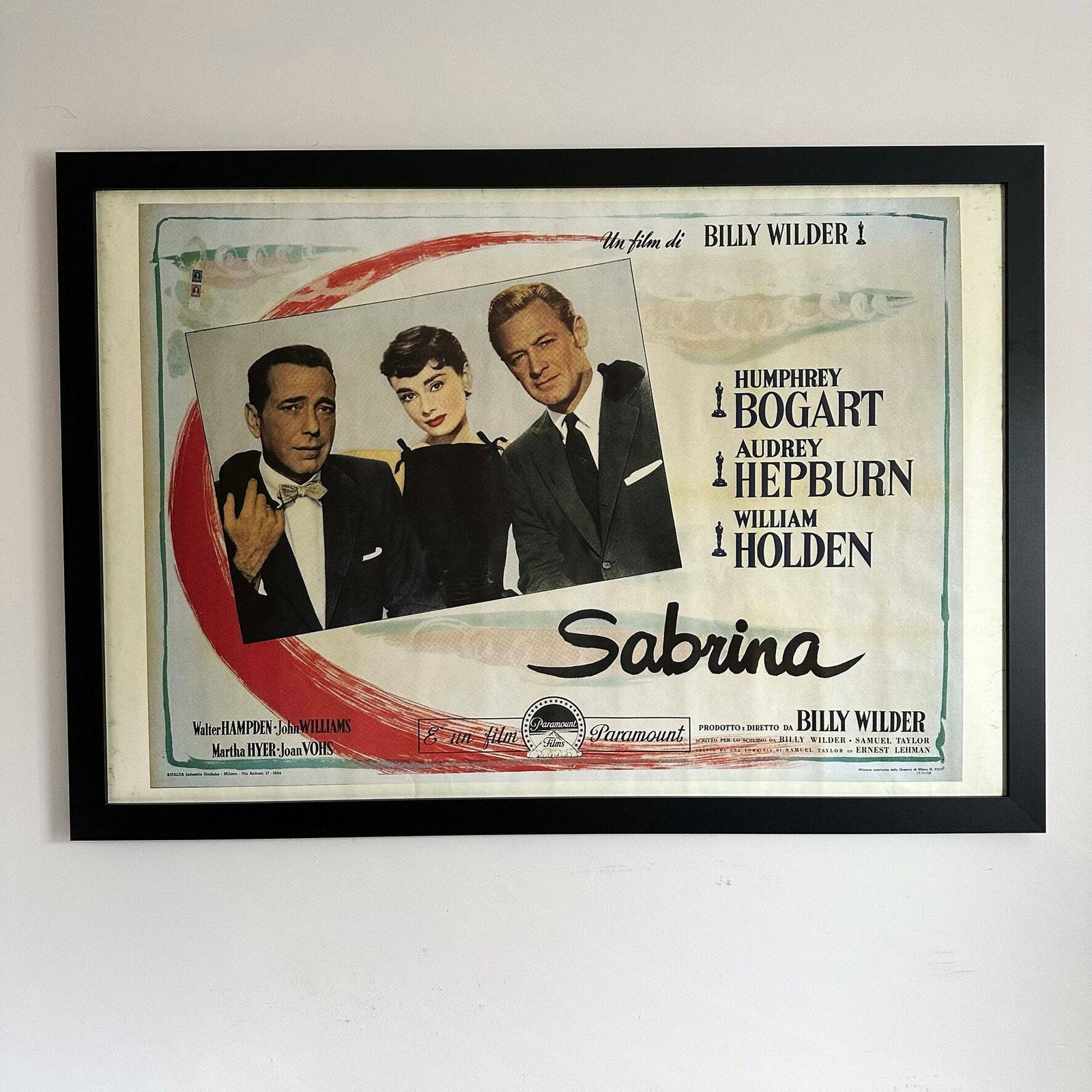 Vintage Sabrina Movie Poster