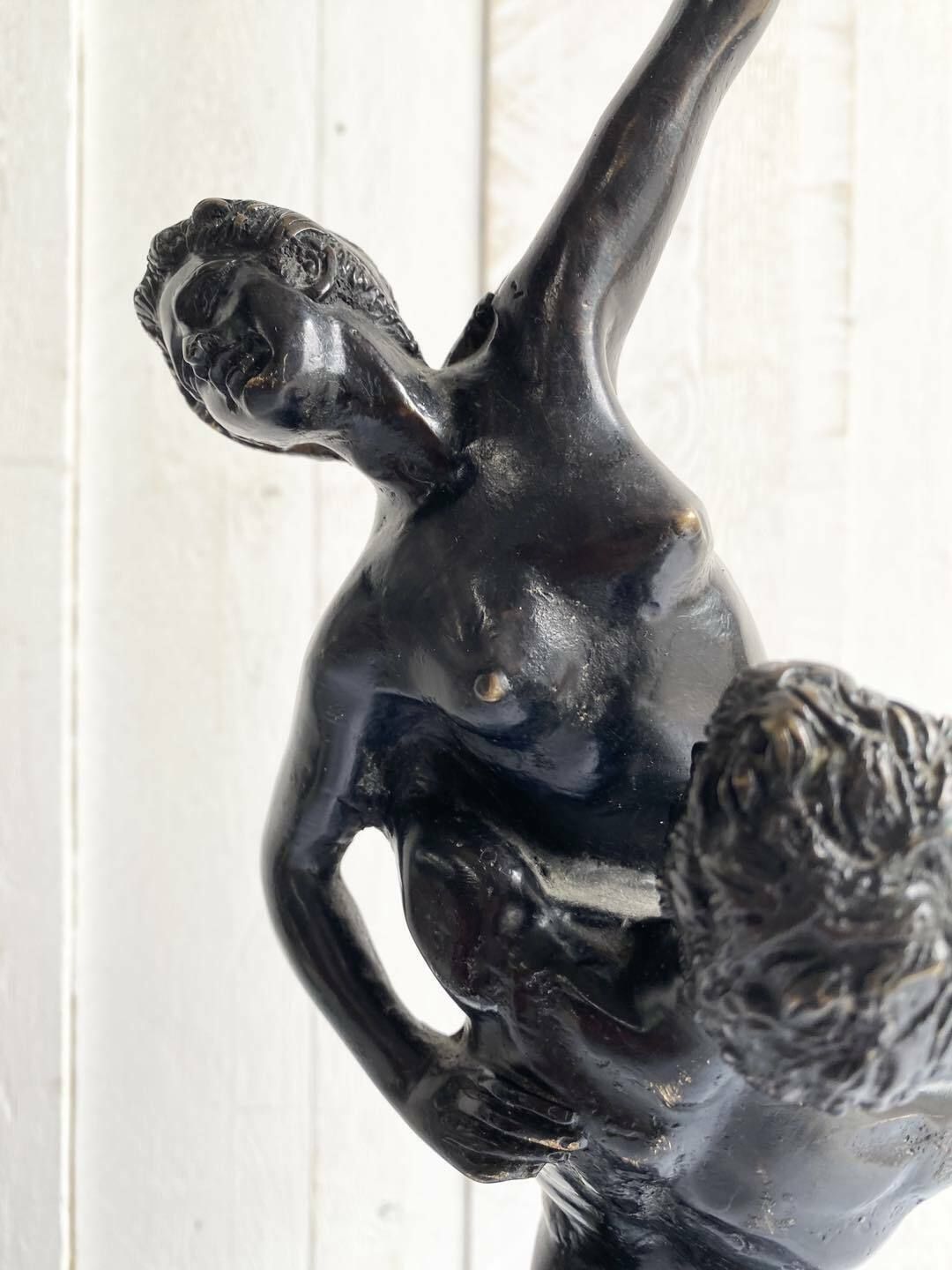 Bronze Statue Abduction Of A Sabine After Giambologna photo vinterior
