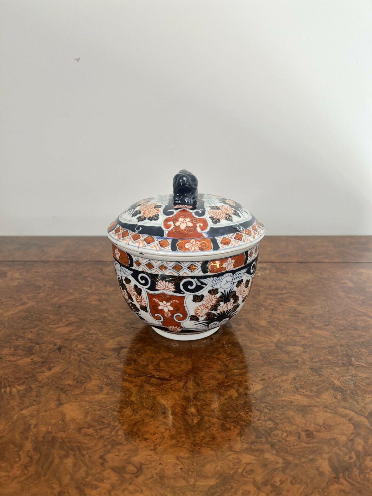 Quality Antique Japanese Imari Lidded Jar photo buy