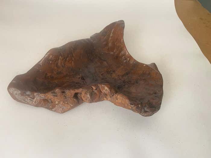 photo for sale Brutalist Root Wood Vide Poche Or Bowl 1960 France With Old Patina Riviera