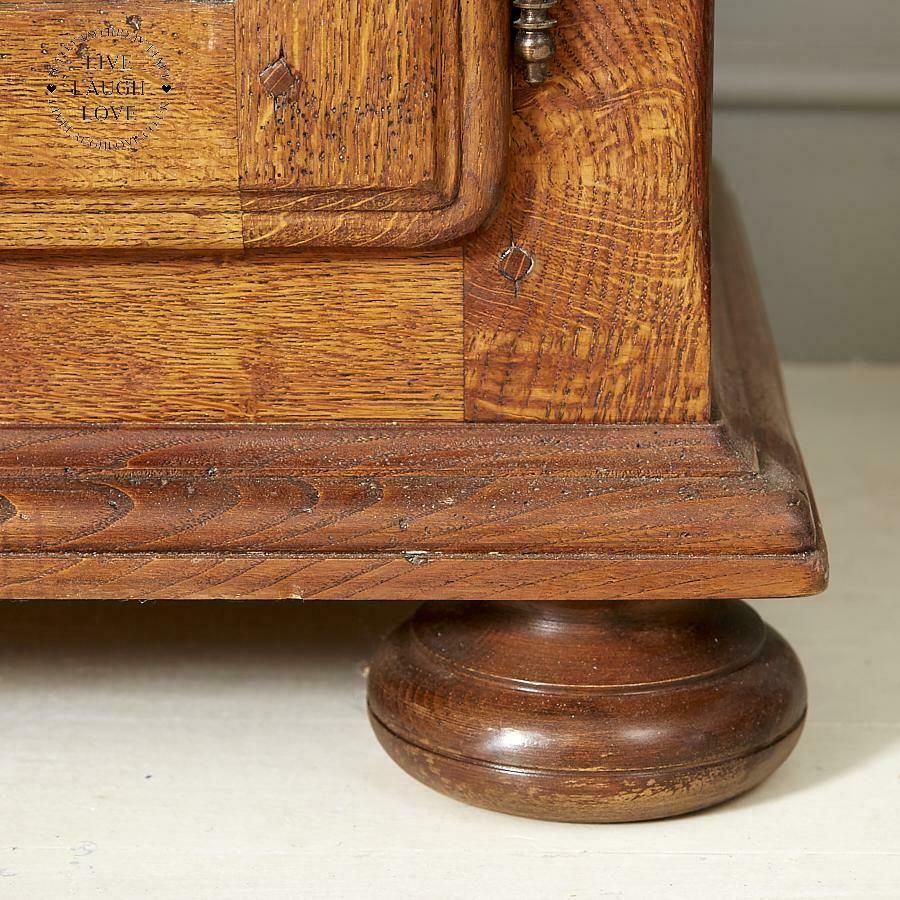 Vintage French Solid Oak Handmade Dresser photo 695.0