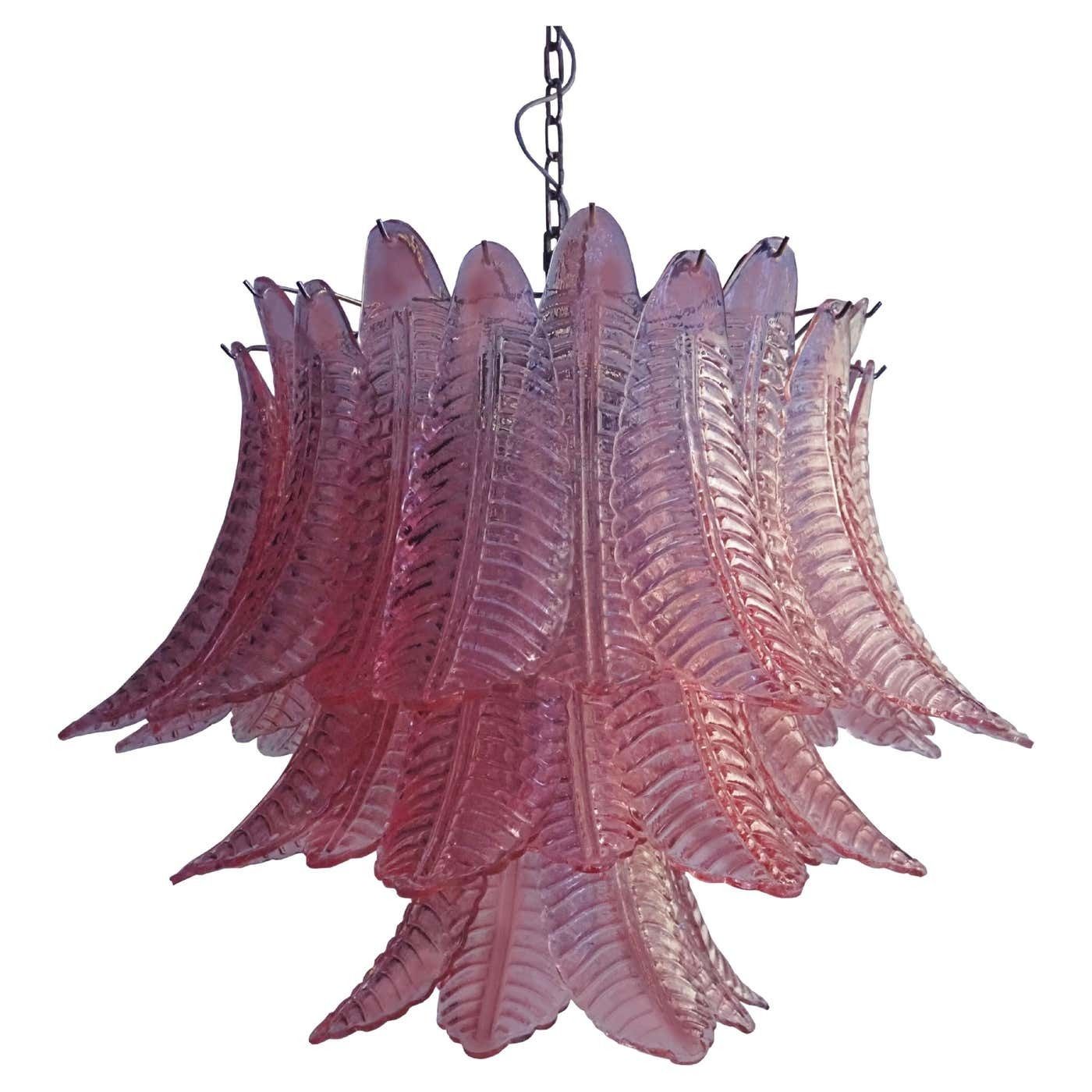Fabulous Italian Murano Felci Glass Chandeliers