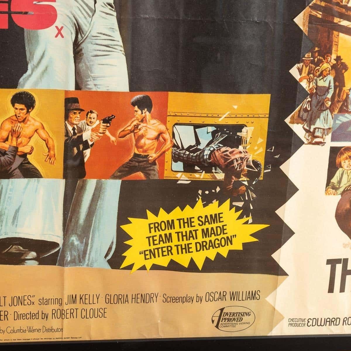Original British Quad Black Belt Jones / Deadly Trackers Film Poster, C.1973 photo for sale