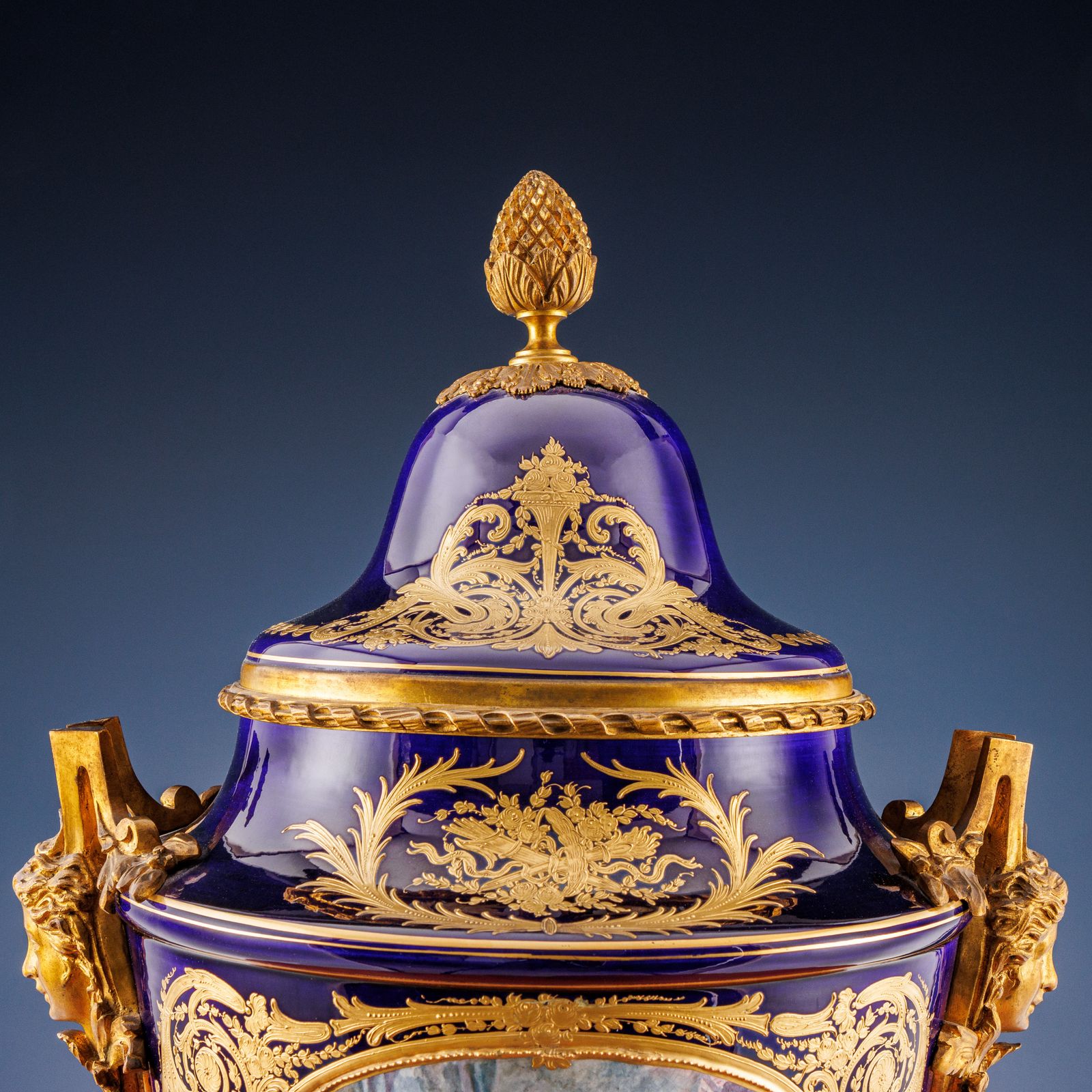 Sèvres Porcelain Vase France XIX Century photo for sale