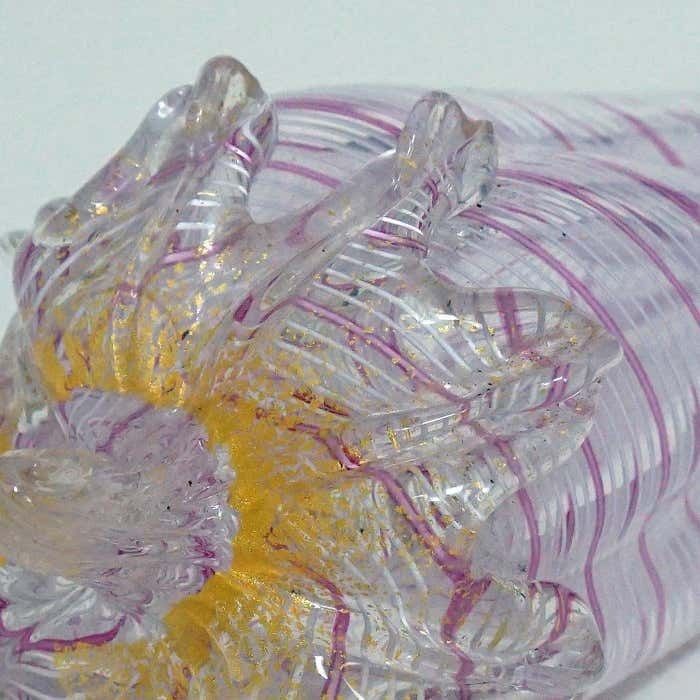 Small Murano Glass Sweet Pepper Fruit Of 'A Canne' Glass photo vinterior
