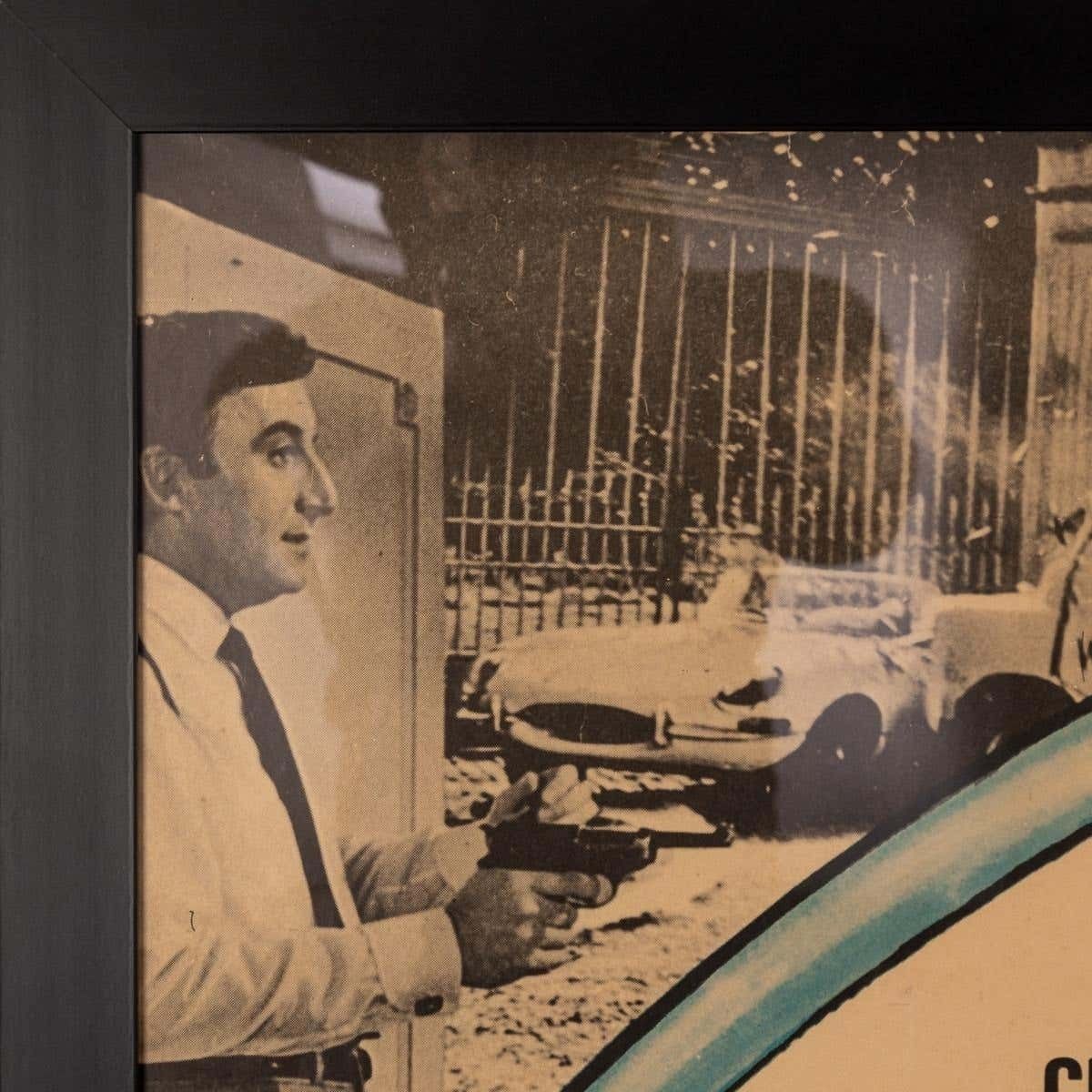 A Framed Original James Bond 007 'Casino Royale' Film Poster, C.1967 photo furniture