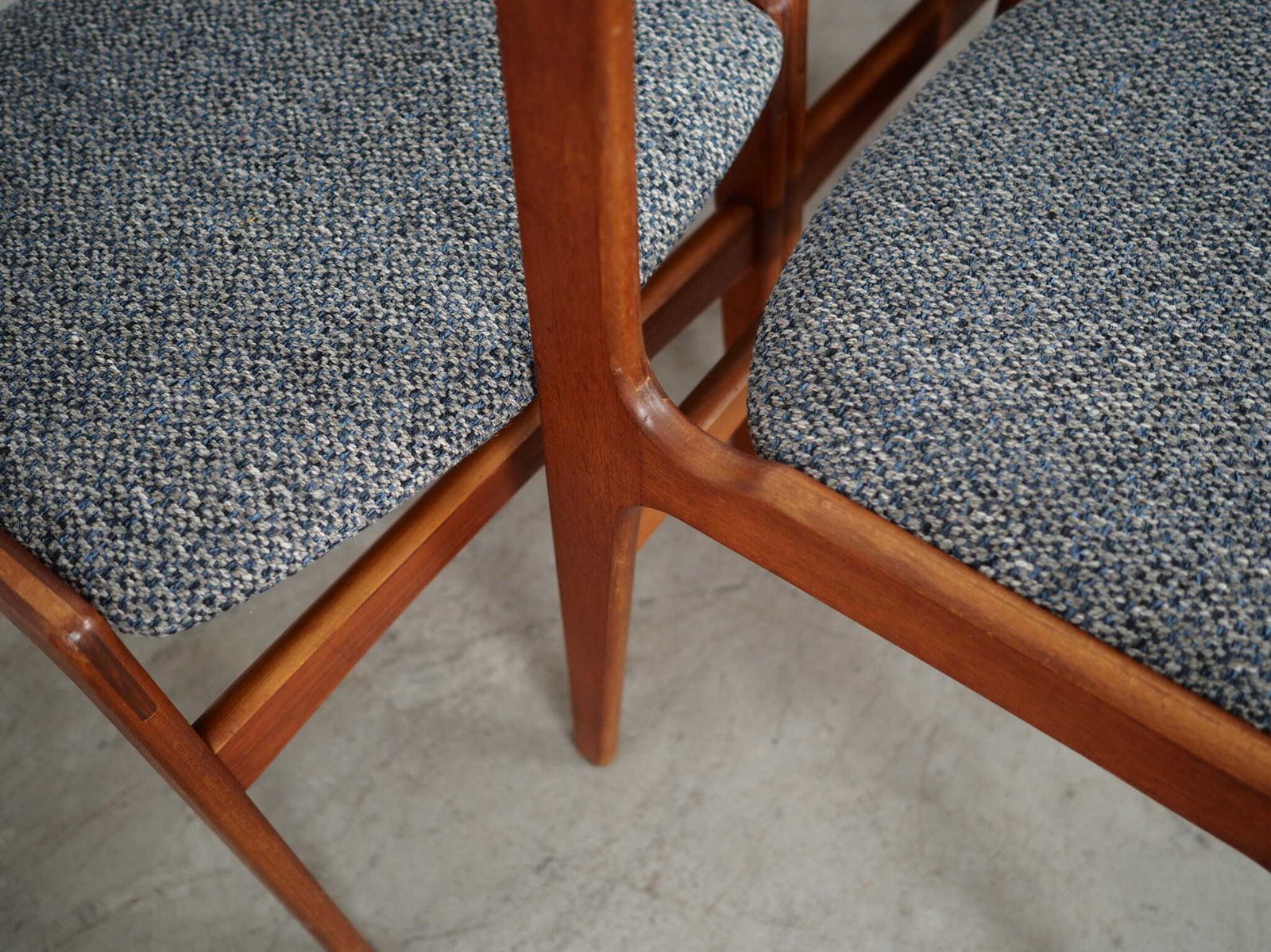 Furniture Set Of Six Teak Chairs, Danish Design, 1960s, Production: Denmark photo