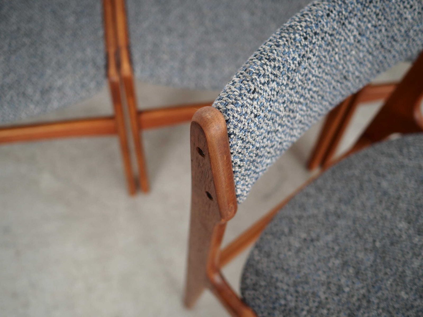 photo vinterior Set Of Six Teak Chairs, Danish Design, 1960s, Production: Denmark