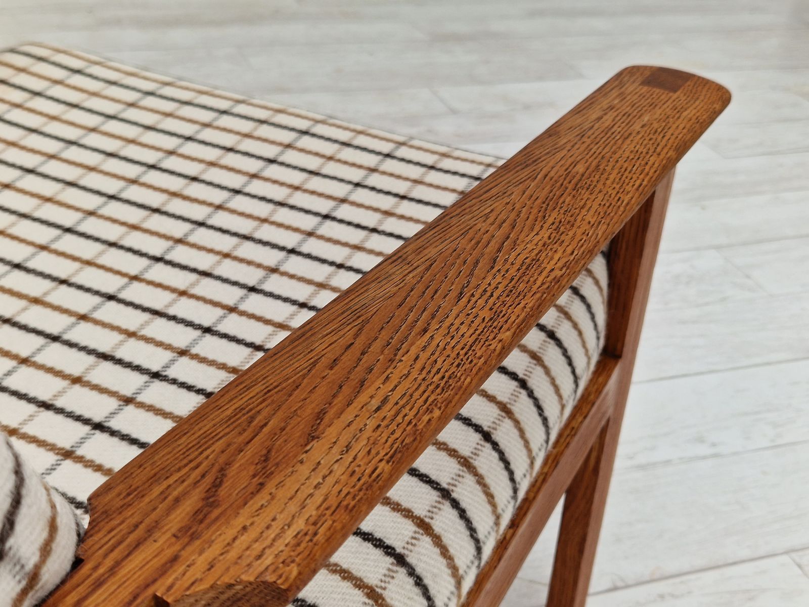 1320.0 1970s, Danish Design By Illum Wikkelsø, Model Capella For Eliersen Møbler, Oak Wood. photo