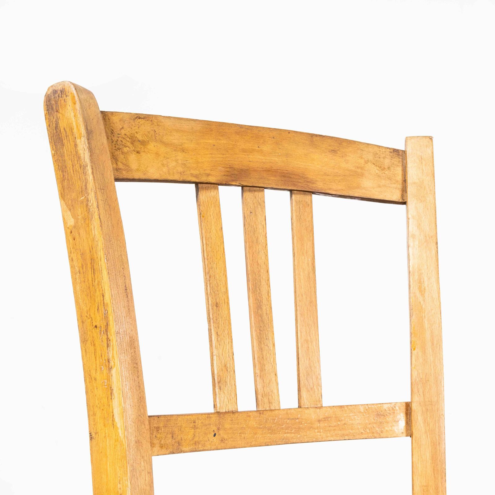 photo furniture 1950’s Original French Slatted Farmhouse Chairs From Provence – Set Of Ten