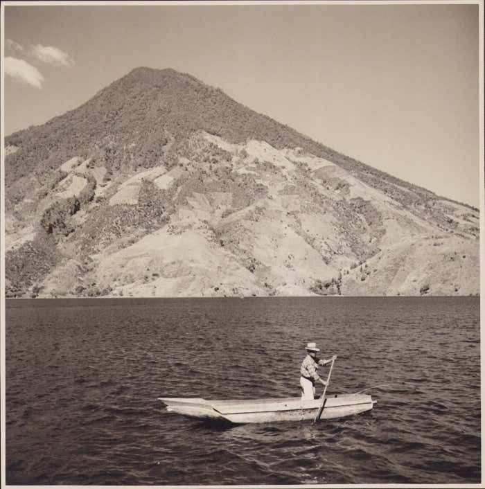 Guatemala, Lake, Black And White Photography, Ca. 1960s