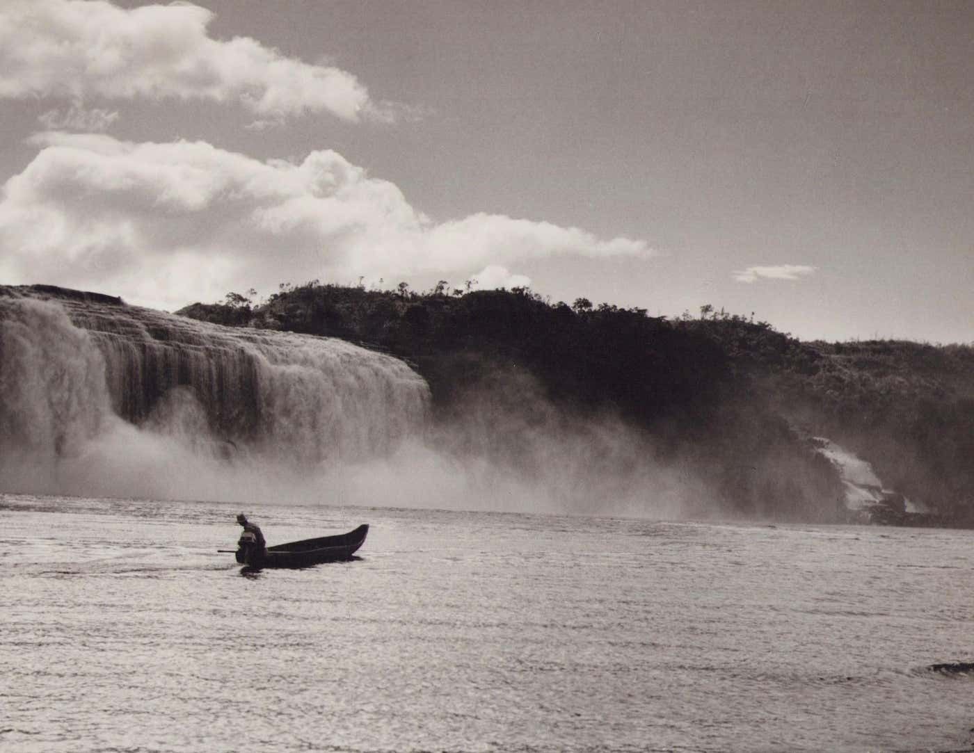 Hanna Seidel Venezuela, Waterfalls, Black And White Photography, 1960s photo furniture